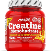 Amix Creatina Monohidrato Powder Drink 360 gr/Mejora el Rendimiento Deportivo - Aumenta la Masa Muscular/Perfecta para Deportistas Sabor Naranja