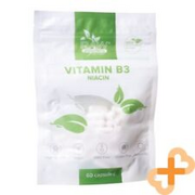 RAW POWDERS Niacin Vitamin B3 500 mg 60 Capsules Nervous System Skin Health