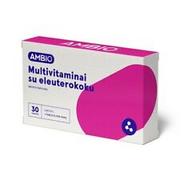 AMBIO Multivitamins with Eleuterrock Supplement 30 Tablets Immune System Brain