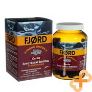 FJORD STRONG Omega-3 Cardio 60 Capsules Heart Health Fish Oil Supplement