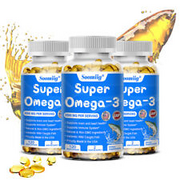 Omega 3 Fish Oil 5500 mg - 30 To 120 Capsules  - High Strength EPA & DHA
