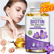 Biotin 10,000mcg 30 To 120 Capsules- Hair Growth, Skin & Nails