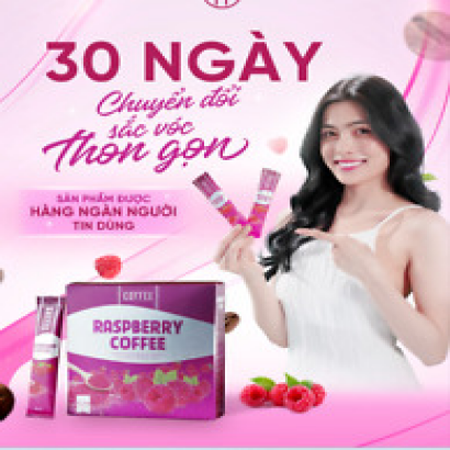 2 Boxes x Giam can Mam xoi Raspberry Coffee – Weight loss 100% herbal
