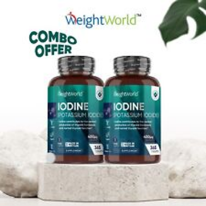 Iodine 730Tablets 400MCG for Nervous System & Metabolism | Combo Pack