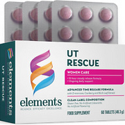 Elements UT Rescue - Supplement for Urinary Tract Support with D-Mannose Cranber
