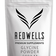 Glycine Powder REDWELLS NO Additives Amino Acid GMO Free Vegan - 500G Pack