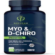 Premium Myo-Inositol & D-Chiro Inositol Capsules with Folic Acid for PCOS | Novu