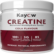 KAYOW Micronized Creatine Monohydrate Powder Cola Flavour 85 Servings 300G | Glu