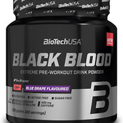 Biotechusa Black Blood CAF+ | Preworkout Drink Powder | 12 Active Ingredients |