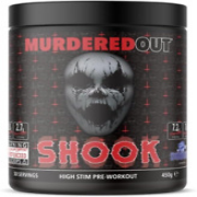 Murdered Out Shook High Stim Pre Workout Zomberry 450G
