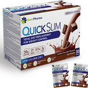 Quick Slim Meal Replacement Shake for Weight Loss, 30 Servings, 20G Protein, 27