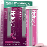 Hydralyte Effervescent Electrolytes Tablets - Flavoured Tablets - Vegan - Gluten
