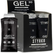 Energy Gel by Styrkr - Pack of 12 Energy Gels for Cycling & Running - Approved b