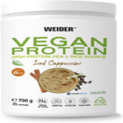 Weider Vegan Protein (750G) Iced Cappuccino Flavour. 23G Protein/Dose, Pea Isola