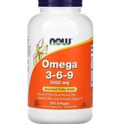 NOW Foods Omega 3-6-9 1000 mg 250 Soft Capsules