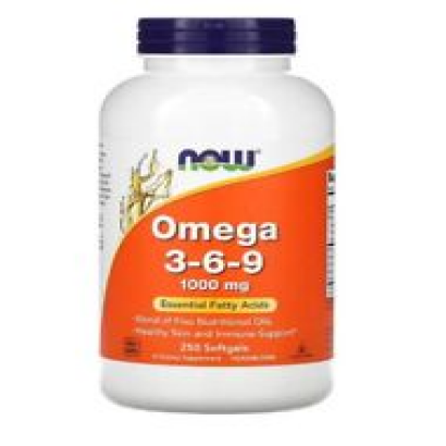 NOW Foods Omega 3-6-9 1.000 mg 250 Weichkapseln