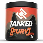 Tanked Fury Pre Workout Powder - 40 Servings Powerful Muscle Pump Energy Powder