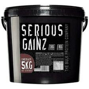 The Bulk Protein Company B142-C Serious Gainz 5kg Chocolate Protein Powder Frees