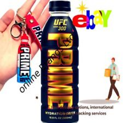 Prime UFC 300 Hydration + Prime Ice Pop Key-ring Prime Drinks Logan Paul KSI