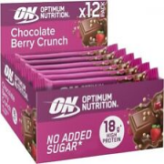 12 x 55g Optimum Nutrition Chocolate Berry Crunch Protein Bars **BBE30/4/24**