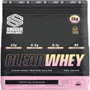 Soccer Supplement - Clear Whey Isolate Tropical -1kg, Informed Sport Tested for