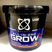 USN All-In-One Grow XL 3kg | Muscle Growth & Maintenance | Caramel Chocolate