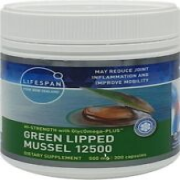 LifeSpan New Zealand Green LIPPED Mussel 12500 300caps Joint Support