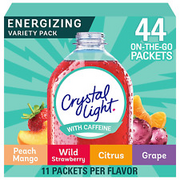 Energy Citrus, Grape, Peach Mango, & Wildy Strawberry Powdered Drink Mix Singles