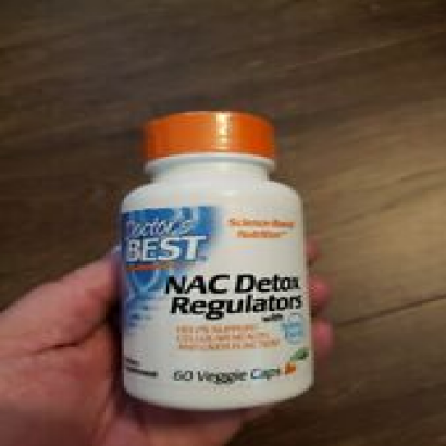 Doctor'S Best NAC Detox Regulators with Seleno Excell, 60 Veggie Caps