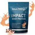 NAKPRO Impact Whey Protein , 4.95g BCAA and 10.35g EAA Coffee - 1Kg