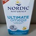 Nordic Naturals Ultimate Omega 90 softgels Lemon Flavor 1280 mg Omega-3 Sealed