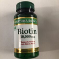 nature's bounty biotin 10000 mcg 120 softgels EXP 01/2027