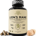 Lions Mane Supplement Capsules with Turkey Tail – Nootropic Brain Fog, Focus, Me