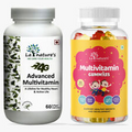 La Natures 4g Advanced Multivitamin & Multivitamin Gummies For Kids -90 Softgel