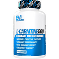 EVL L-Carnitine500 120ct: Stim-Free Fat Burner Enhance Performance, Recovery