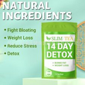 14 Days Detox Slim Tea 14 Tea Bags Herbal Tea Weight Loss Fast