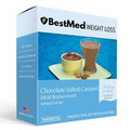 BestMed Weight Loss Chocolate Salted Caramel Pudding Shake High Protein Diet 7ct