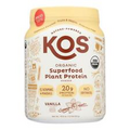 KOS Organic Vanilla Plant Protein Powder 19.6oz