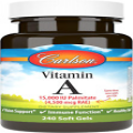 Carlson - Vitamin A, 15000 IU Palmitate (4500 Mcg RAE), Vision Health & Healthy