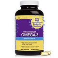 Ultra Strength Omega 3 Fish Oil Supplements - Enteric Coated Burp...
