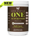 Kevin Hart's VitaHustle One Superfood Protein + Greens Protein,Chocolate, 10 Svg