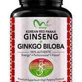 Red Ginseng Capsules -  Energy, Mood, Stamina & Performance, Muscle Strength