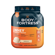 Body Fortress 100% Whey, Premium Protein Powder, Vanilla