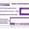2nd Gen ® Reusable UVC Light Test Card with UV Intensity Strip Sensitive to U...