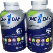 2 Pack One a Day Men’s 50+ Multivitamin Multimineral 200ct Exp 6/25