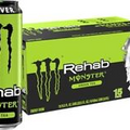 Monster Energy Rehab Green Tea + Energy Energy Iced Tea Energy Drink 15.5 Oun...