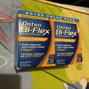 New Osteo BiFlex Triple Strength  Tablets 80 Count Twin Pack  Exp 06/26