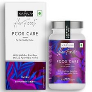 Kapiva PCOS Care Tablets - For Healthy Cycles Manages PCOS in 3 Months 60Capsule
