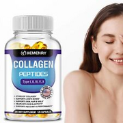 Collagen Peptides 1800mg-Types I,II,III,V,X -100% Natura Anti-Aging,Joint Health