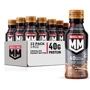 Muscle Milk Pro Series Protein Shake, Chocolate Peanut Butter, 40g Protein, 14 Fl Oz (Pack of 12)
